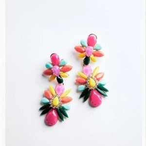 ZARA MULTI COLOR JEWEL EARRINGS